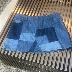 Gianni Bini Blue Denim Skirt